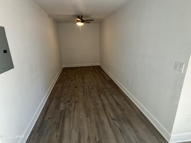 256 Lake Havasu Ave S Unit B75, Lake Havasu City, AZ 86403 - corridor featuring dark hardwood / wood-style flooring and electric panel