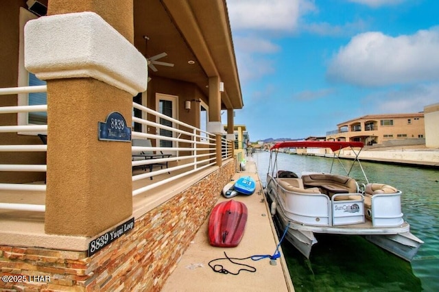 8839 Yaqui Loop, Parker, AZ 85344 - dock area with a water view