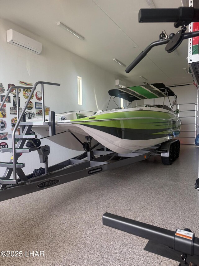 1216 Avalon Ave, Lake Havasu City, AZ 86404 - garage with a wall unit AC