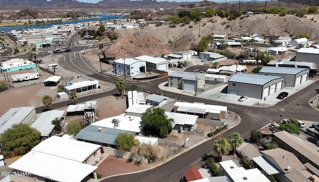 31447 Marine Dr, Parker, AZ 85344 - aerial view featuring a mountain view