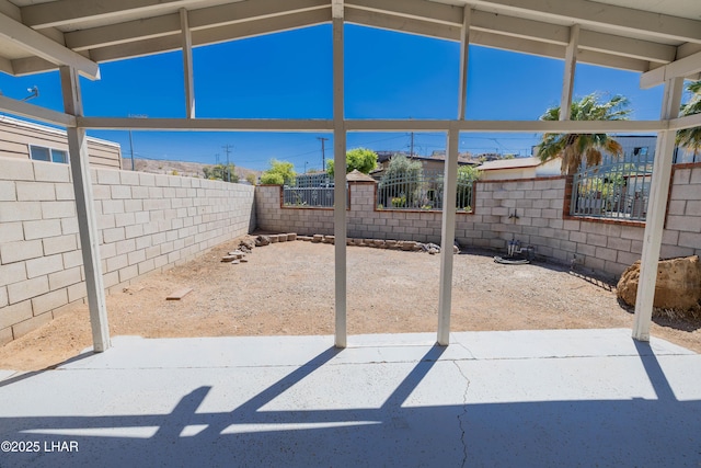 31447 Marine Dr, Parker, AZ 85344 - view of patio with a fenced backyard
