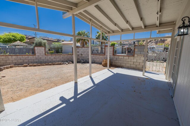 31447 Marine Dr, Parker, AZ 85344 - view of patio / terrace with fence