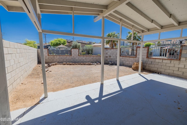 31447 Marine Dr, Parker, AZ 85344 - view of patio featuring a fenced backyard