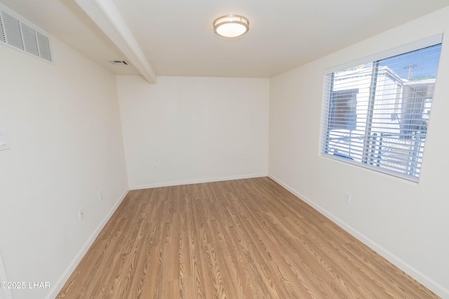 31447 Marine Dr, Parker, AZ 85344 - spare room with visible vents, baseboards, and light wood-style flooring