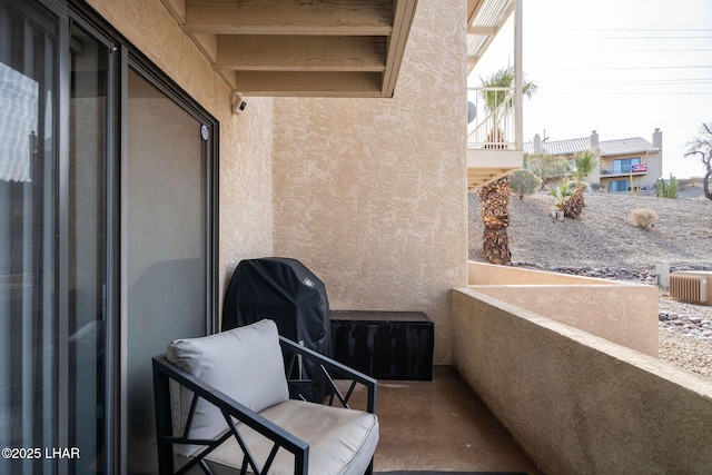 8625 Riverside Dr Unit 55, Parker, AZ 85344 - balcony featuring a grill
