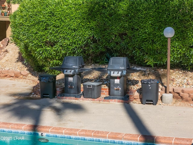 exterior details with a wood stove