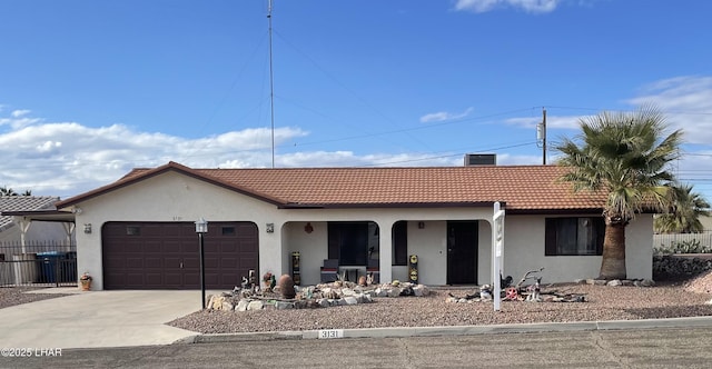 ranch-style house with a garage