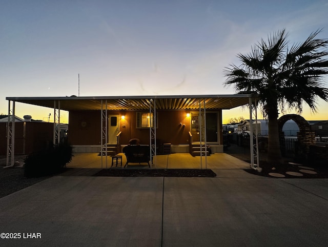 view of manufactured / mobile home