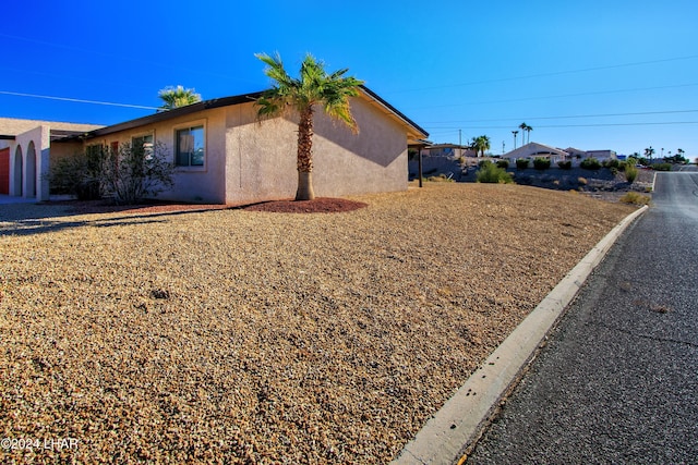 view of side of home