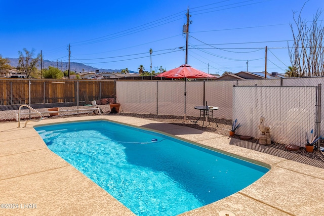 view of pool