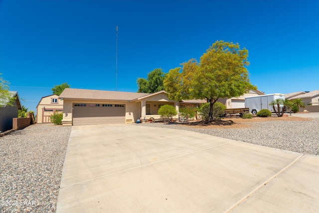 3841 Big Horn Dr, Lake Havasu City, AZ 86406 - ranch-style home featuring a garage, concrete driveway, and stucco siding