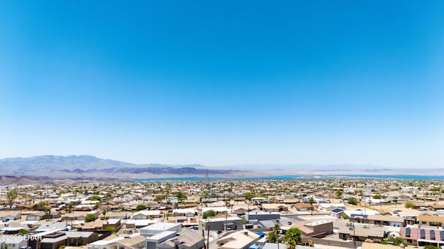 3841 Big Horn Dr, Lake Havasu City, AZ 86406 - aerial perspective of suburban area with a mountain backdrop