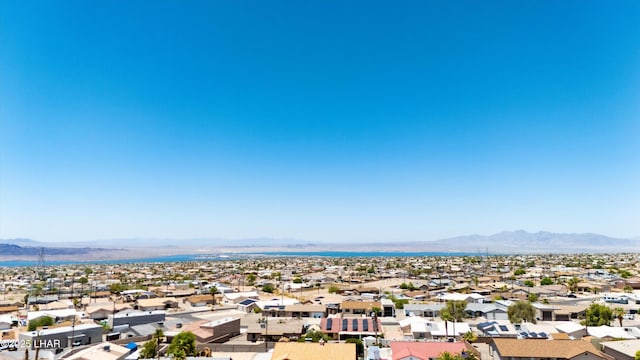 3841 Big Horn Dr, Lake Havasu City, AZ 86406 - aerial view of residential area featuring a mountainous background