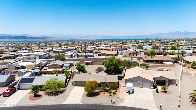 3841 Big Horn Dr, Lake Havasu City, AZ 86406 - aerial perspective of suburban area featuring a mountain backdrop