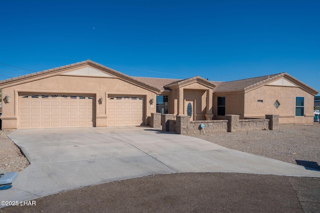 ranch-style house with a garage