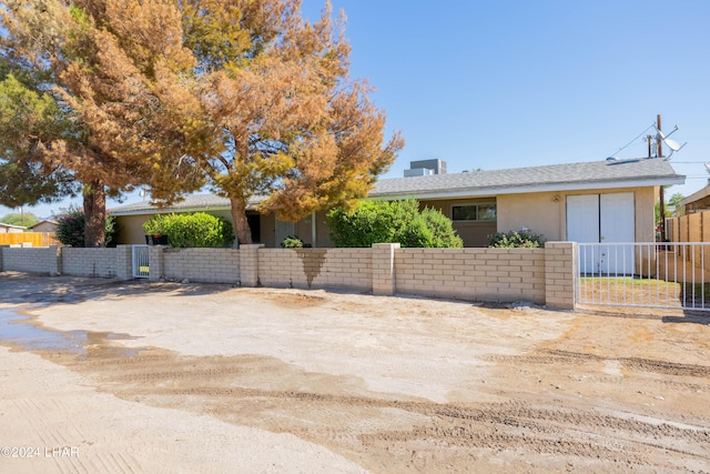 view of ranch-style home