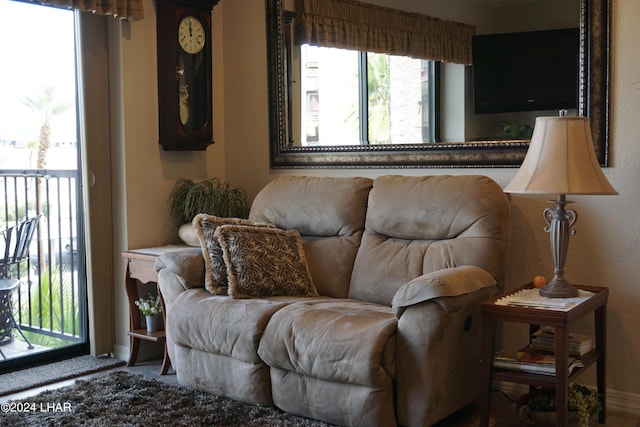 view of sitting room