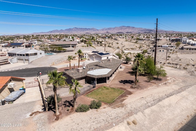 881 Bryce Ct, Lake Havasu City, AZ 86406 - aerial view of residential area featuring a mountainous background