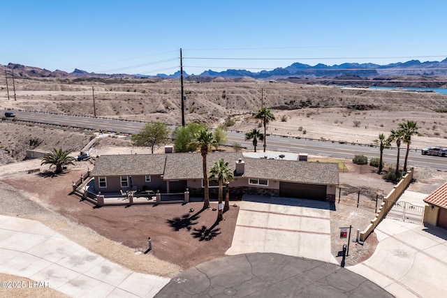 881 Bryce Ct, Lake Havasu City, AZ 86406 - view of subject property featuring a mountain backdrop and a desert landscape