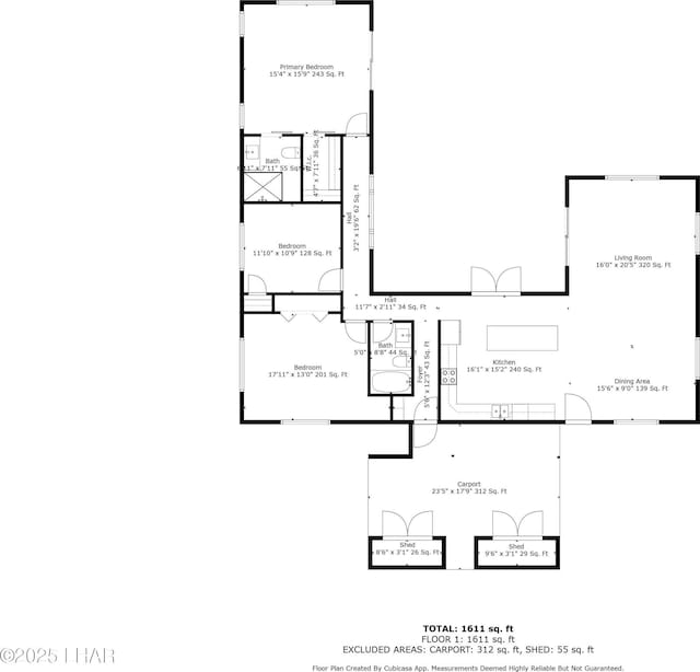 610 Roamer Ln, Lake Havasu City, AZ 86403 - floor plan