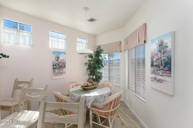 view of dining room