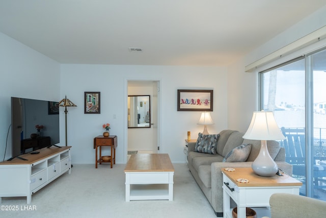 565 Jones Dr Unit 3B, Lake Havasu City, AZ 86406 - living area with light carpet
