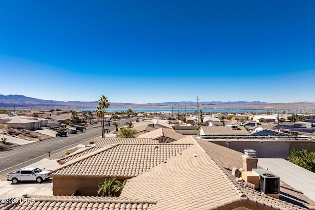 2641 Palo Verde Blvd N, Lake Havasu City, AZ 86404 - drone / aerial view featuring a mountain view and a residential view