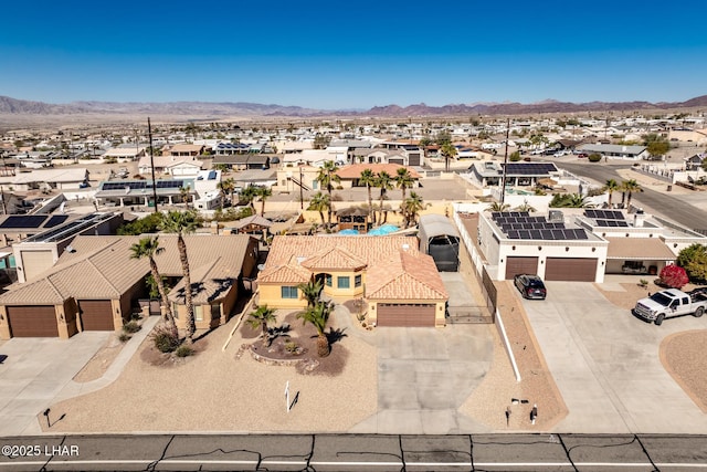 2641 Palo Verde Blvd N, Lake Havasu City, AZ 86404 - drone / aerial view with a residential view and a mountain view