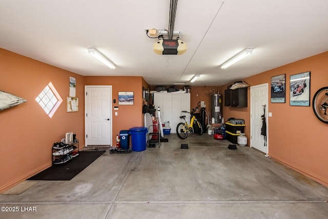 2641 Palo Verde Blvd N, Lake Havasu City, AZ 86404 - garage with a garage door opener and water heater