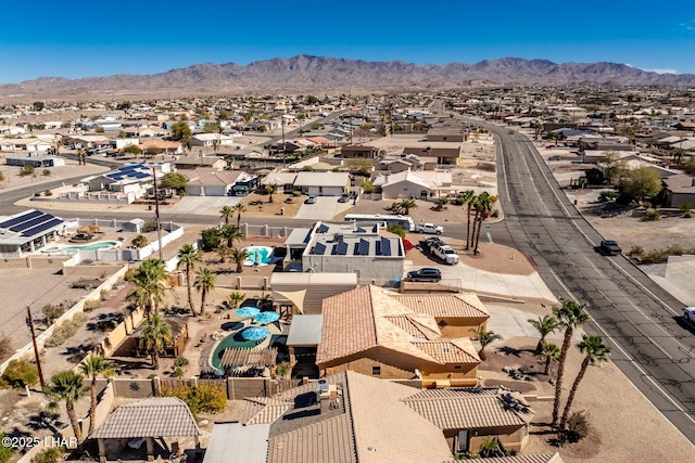 2641 Palo Verde Blvd N, Lake Havasu City, AZ 86404 - birds eye view of property featuring a residential view and a mountain view