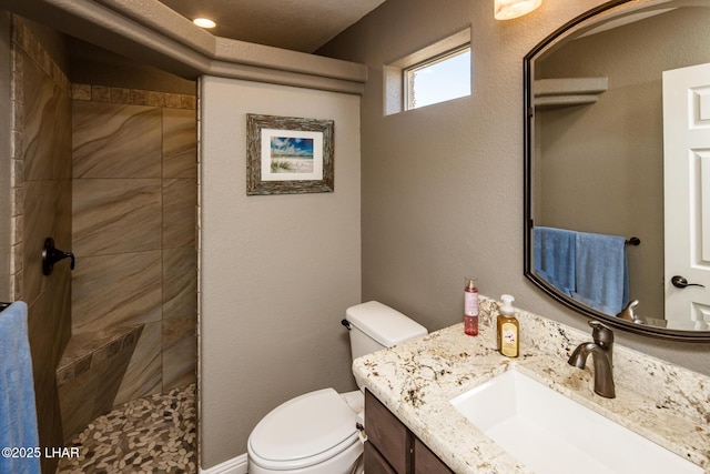 2641 Palo Verde Blvd N, Lake Havasu City, AZ 86404 - full bath featuring a walk in shower, vanity, and toilet