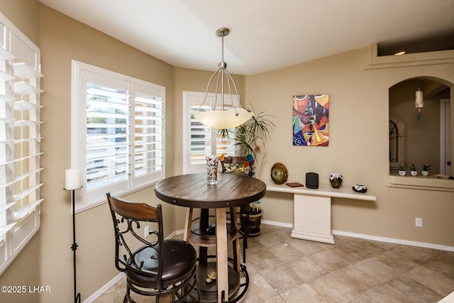 2641 Palo Verde Blvd N, Lake Havasu City, AZ 86404 - dining space featuring baseboards and light tile patterned flooring