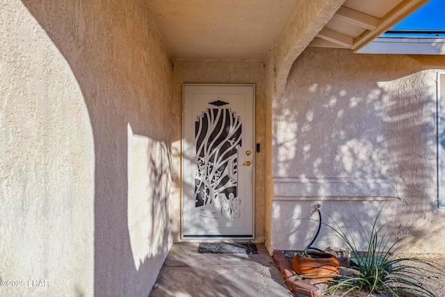 2974 Caravelle Dr, Lake Havasu City, AZ 86406 - view of exterior entry featuring stucco siding