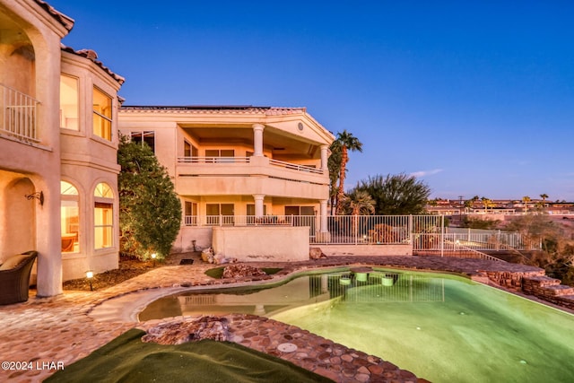 1351 London Bridge Rd Unit 2, Lake Havasu City, AZ 86404 - view of pool with fence