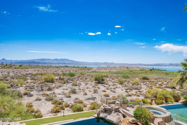 1351 London Bridge Rd Unit 2, Lake Havasu City, AZ 86404 - view of pool featuring a water and mountain view