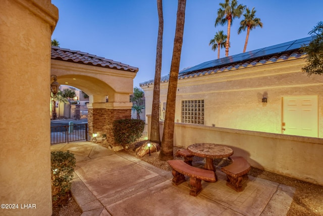 1351 London Bridge Rd Unit 2, Lake Havasu City, AZ 86404 - view of patio / terrace featuring a gate