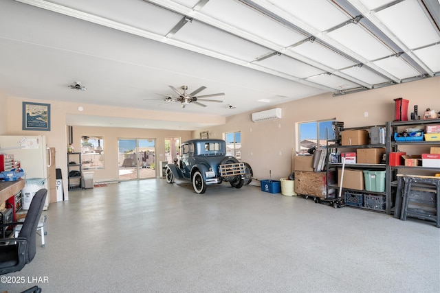 3712 Tahitian Dr, Lake Havasu City, AZ 86406 - garage with a wall mounted air conditioner