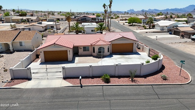 3712 Tahitian Dr, Lake Havasu City, AZ 86406 - aerial view of residential area featuring a mountain backdrop