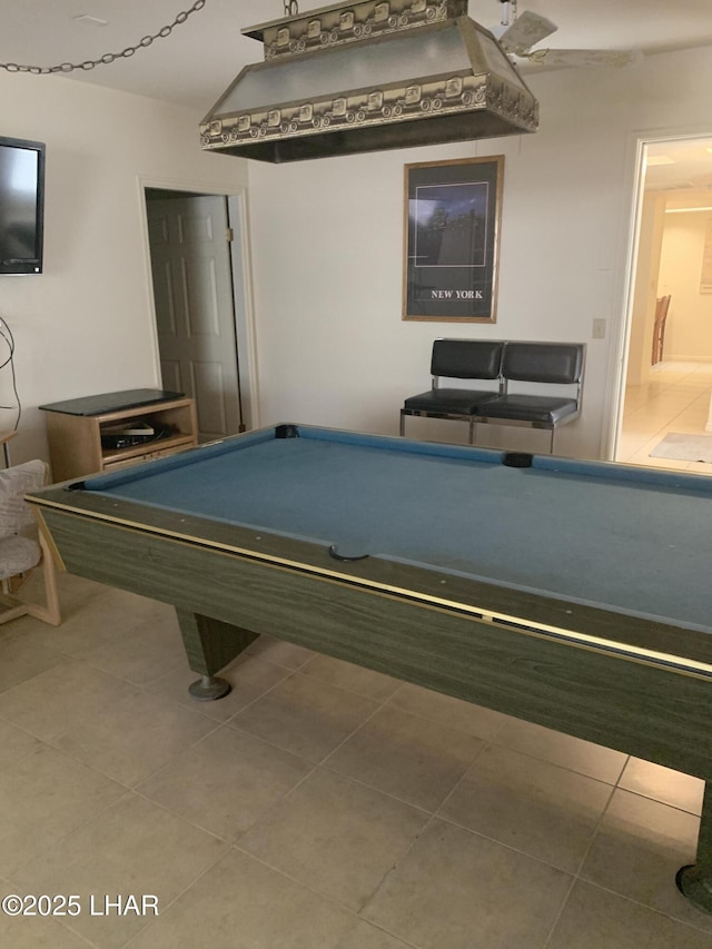 1008 Barcelona Unit 1, Lake Havasu City, AZ 86403 - rec room featuring tile patterned floors and billiards
