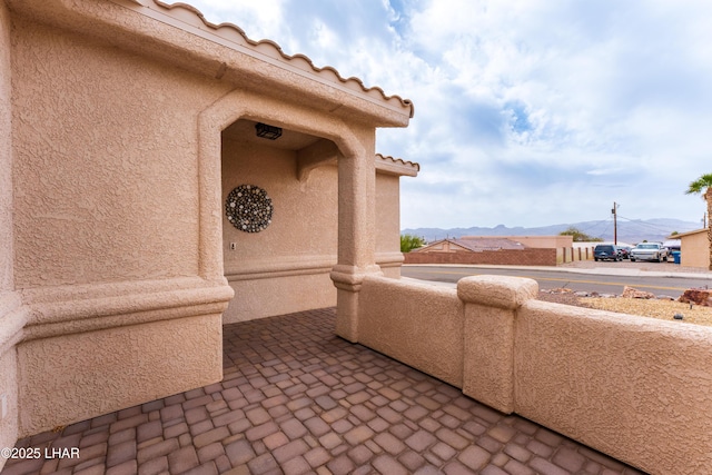 view of patio / terrace featuring a balcony