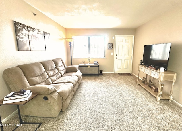 2085 Mesquite Ave Unit 61, Lake Havasu City, AZ 86403 - living room with carpet flooring and baseboards