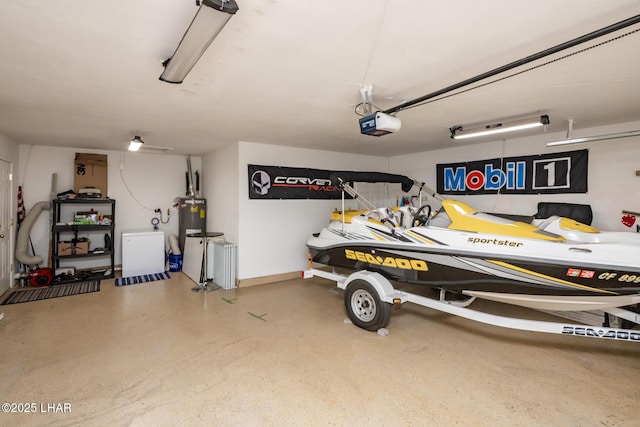 2613 Packet Ln, Lake Havasu City, AZ 86403 - garage featuring water heater and a garage door opener