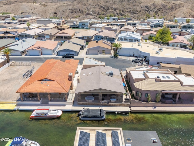 8874 Papago Loop, Parker, AZ 85344 - aerial perspective of suburban area featuring a mountain backdrop