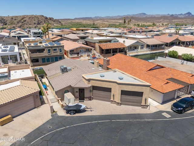 8874 Papago Loop, Parker, AZ 85344 - aerial view of residential area with a mountainous background