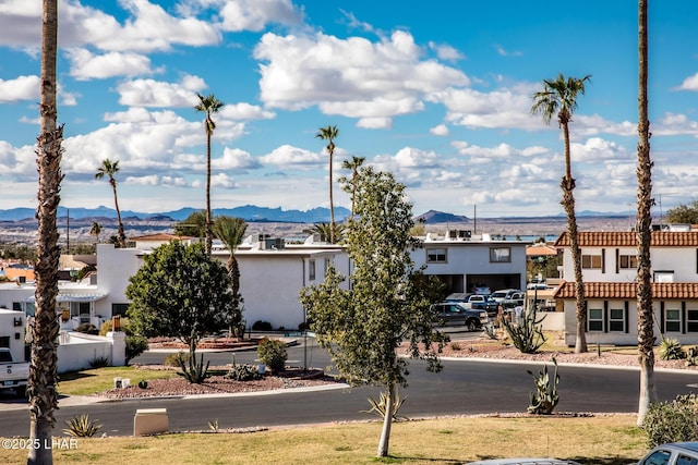 1824 Montana Vis Unit D, Lake Havasu City, AZ 86403 - exterior space with a mountain view and a residential view