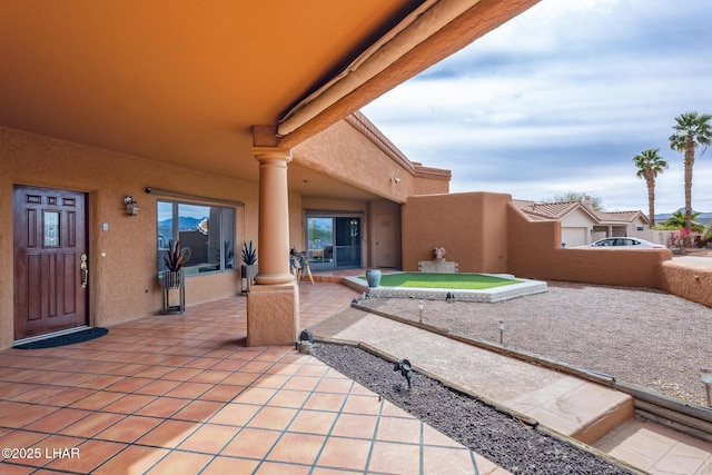 view of patio