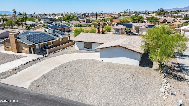 2529 Sunchief Ln, Lake Havasu City, AZ 86403 - aerial perspective of suburban area featuring a mountainous background