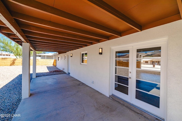 2529 Sunchief Ln, Lake Havasu City, AZ 86403 - view of patio featuring french doors