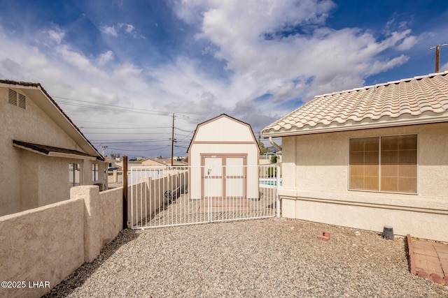 exterior space with a fenced backyard