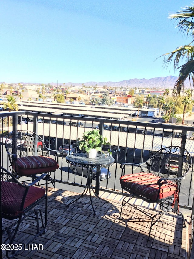 777 Harrah Way Unit 318, Lake Havasu City, AZ 86403 - balcony featuring a mountain view